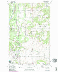 Download a high-resolution, GPS-compatible USGS topo map for Mead, WA (1986 edition)