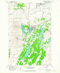 Download a high-resolution, GPS-compatible USGS topo map for Medical Lake, WA (1964 edition)