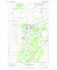 Download a high-resolution, GPS-compatible USGS topo map for Medical Lake, WA (1975 edition)