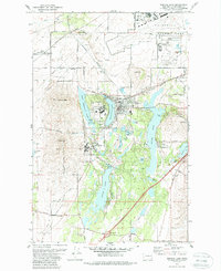 Download a high-resolution, GPS-compatible USGS topo map for Medical Lake, WA (1988 edition)