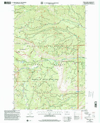 preview thumbnail of historical topo map of Yakima County, WA in 2000