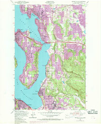 Download a high-resolution, GPS-compatible USGS topo map for Mercer Island, WA (1969 edition)