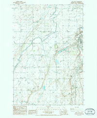 Download a high-resolution, GPS-compatible USGS topo map for Mesa West, WA (1986 edition)