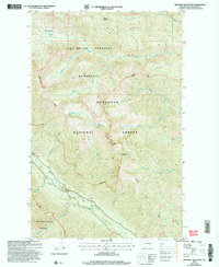 Download a high-resolution, GPS-compatible USGS topo map for Midnight Mountain, WA (2006 edition)