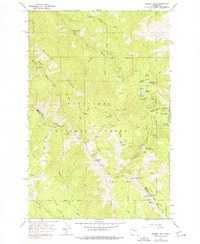 Download a high-resolution, GPS-compatible USGS topo map for Mission Peak, WA (1977 edition)