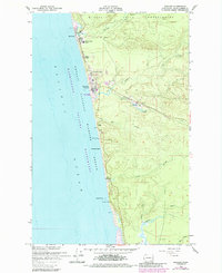 Download a high-resolution, GPS-compatible USGS topo map for Moclips, WA (1985 edition)