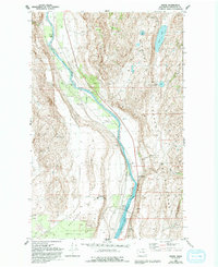 Download a high-resolution, GPS-compatible USGS topo map for Monse, WA (1993 edition)
