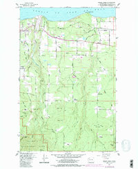 Download a high-resolution, GPS-compatible USGS topo map for Morse Creek, WA (1986 edition)