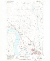 Download a high-resolution, GPS-compatible USGS topo map for Moses Lake North, WA (1976 edition)