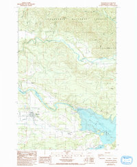 Download a high-resolution, GPS-compatible USGS topo map for Mossyrock, WA (1993 edition)