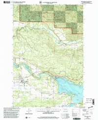 Download a high-resolution, GPS-compatible USGS topo map for Mossyrock, WA (2003 edition)