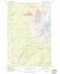 preview thumbnail of historical topo map of Skamania County, WA in 1970