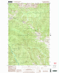 preview thumbnail of historical topo map of Clallam County, WA in 1999