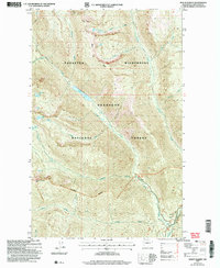 Download a high-resolution, GPS-compatible USGS topo map for Mount Barney, WA (2006 edition)