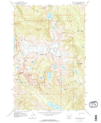 preview thumbnail of historical topo map of Kittitas County, WA in 1965