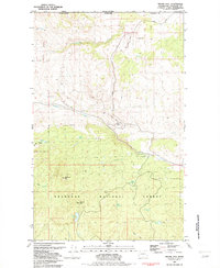 Download a high-resolution, GPS-compatible USGS topo map for Mount Hull, WA (1982 edition)