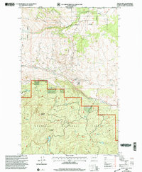 Download a high-resolution, GPS-compatible USGS topo map for Mount Hull, WA (2004 edition)