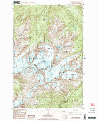 Download a high-resolution, GPS-compatible USGS topo map for Mount Olympus, WA (2003 edition)