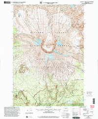 Download a high-resolution, GPS-compatible USGS topo map for Mount St Helens, WA (2003 edition)