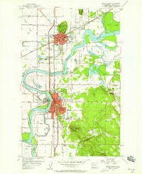 Download a high-resolution, GPS-compatible USGS topo map for Mount Vernon, WA (1958 edition)