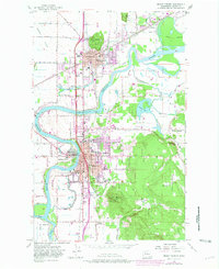 Download a high-resolution, GPS-compatible USGS topo map for Mount Vernon, WA (1981 edition)