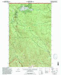 preview thumbnail of historical topo map of Clallam County, WA in 1995