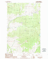 Download a high-resolution, GPS-compatible USGS topo map for Mt Annie, WA (1988 edition)
