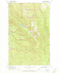 Download a high-resolution, GPS-compatible USGS topo map for Mt Barney, WA (1972 edition)