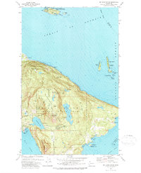 preview thumbnail of historical topo map of San Juan County, WA in 1978