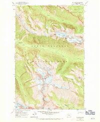 Download a high-resolution, GPS-compatible USGS topo map for Mt Logan, WA (1971 edition)