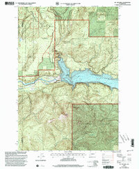 preview thumbnail of historical topo map of Skamania County, WA in 1998
