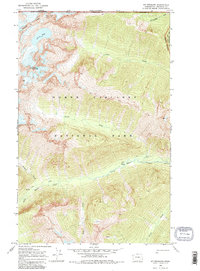 Download a high-resolution, GPS-compatible USGS topo map for Mt Spickard, WA (1984 edition)