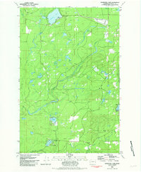 preview thumbnail of historical topo map of Mason County, WA in 1981