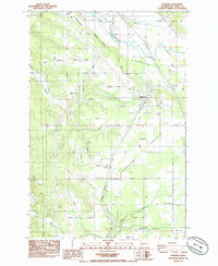 Download a high-resolution, GPS-compatible USGS topo map for Napavine, WA (1985 edition)