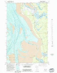 Download a high-resolution, GPS-compatible USGS topo map for Nemah, WA (1995 edition)