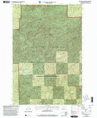 Download a high-resolution, GPS-compatible USGS topo map for Newaukum Lake, WA (2003 edition)