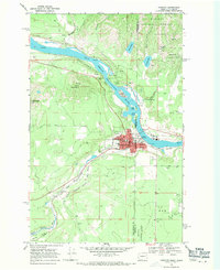 Download a high-resolution, GPS-compatible USGS topo map for Newport, WA (1971 edition)