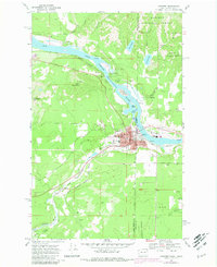 preview thumbnail of historical topo map of Newport, WA in 1968