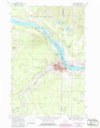 preview thumbnail of historical topo map of Newport, WA in 1968