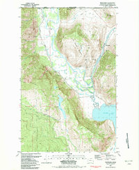 Download a high-resolution, GPS-compatible USGS topo map for Nighthawk, WA (1982 edition)