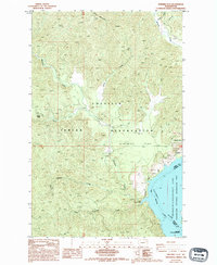 Download a high-resolution, GPS-compatible USGS topo map for Ninemile Flat, WA (1994 edition)