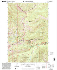 Download a high-resolution, GPS-compatible USGS topo map for Norse Peak, WA (2001 edition)