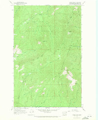 Download a high-resolution, GPS-compatible USGS topo map for North Baldy, WA (1971 edition)