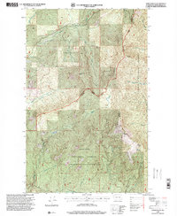 Download a high-resolution, GPS-compatible USGS topo map for North Baldy, WA (2000 edition)