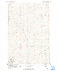 preview thumbnail of historical topo map of Oakesdale, WA in 1964