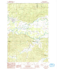 Download a high-resolution, GPS-compatible USGS topo map for Oakville, WA (1993 edition)