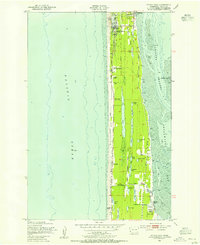 Download a high-resolution, GPS-compatible USGS topo map for Ocean Park, WA (1955 edition)