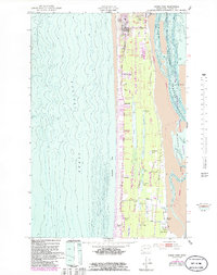 Download a high-resolution, GPS-compatible USGS topo map for Ocean Park, WA (1985 edition)