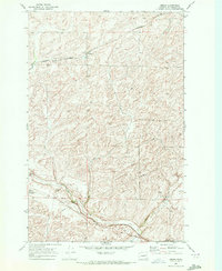 Download a high-resolution, GPS-compatible USGS topo map for Omans, WA (1972 edition)