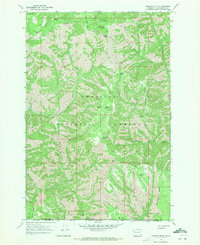 Download a high-resolution, GPS-compatible USGS topo map for Oregon Butte, WA (1971 edition)